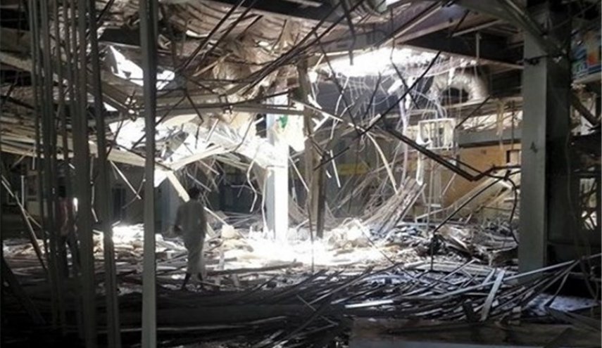 چندین انبار حاوی کمک‌های امدادی در یمن در آتش سوخت
