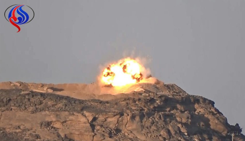قصف تجمعات وتحصينات جنود سعوديين ومرتزقة في نجران

