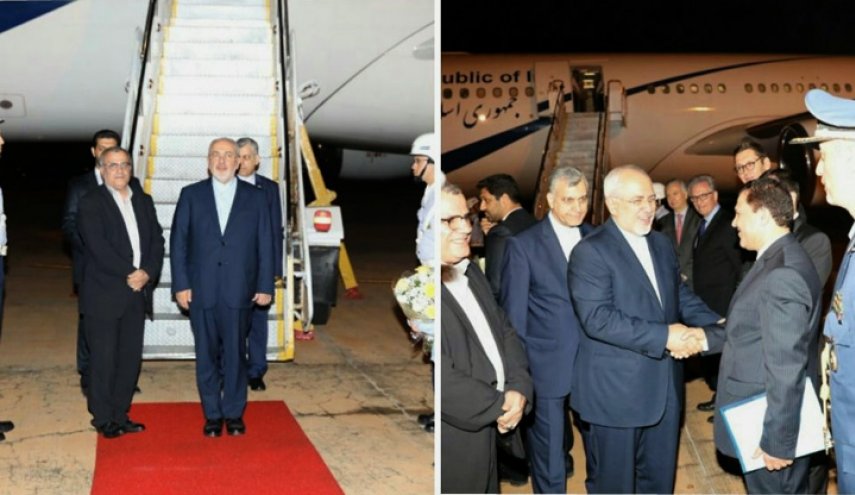 وزير الخارجية الايراني يصل الى البرازيل