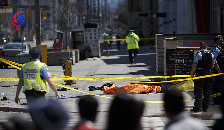 حادث دهس متعمد في تورينتو والضحايا 25 بين قتيل وجريح