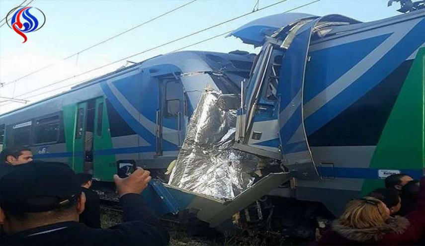 قتيل و60 مصابا بحادث تصادم قطارين في تونس