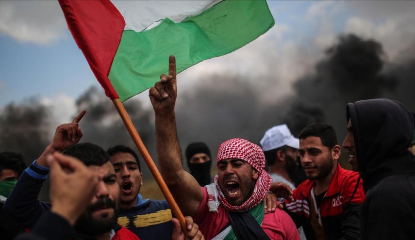تظاهرات مردم اردن مقابل سفارت آمریکا