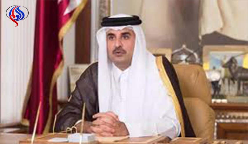رسالة من أمير قطر إلى البشير 


