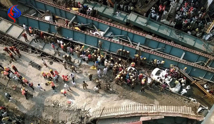 مقتل 20 شخصا بانهيار جسر في الهند