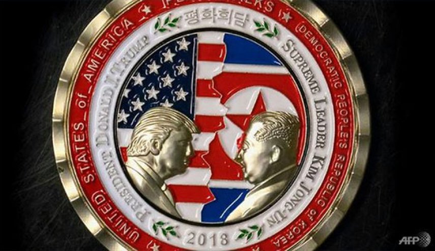 آمریکا برای نشست کیم –ترامپ سکه یادبود ضرب کرد
