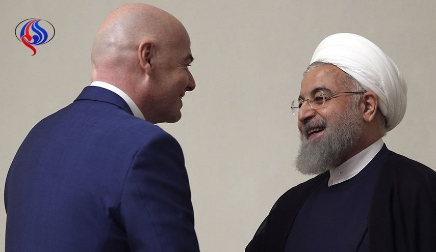 دعوت رسمی فیفا از روحانی برای حضور در افتتاحیه جام جهانی 