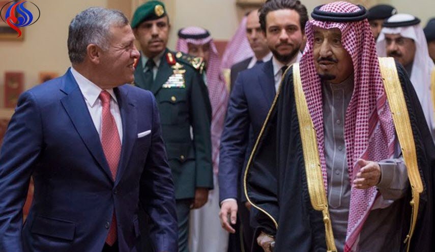 رسالة من الملك السعودي وولي العهد إلى ملك الأردن