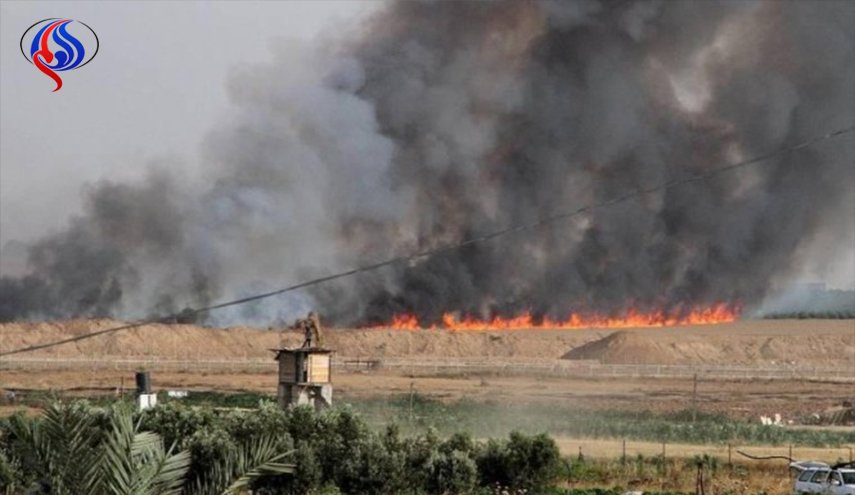 الطائرات الورقية تتسبب بحرائق جديدة في حقول الاحتلال