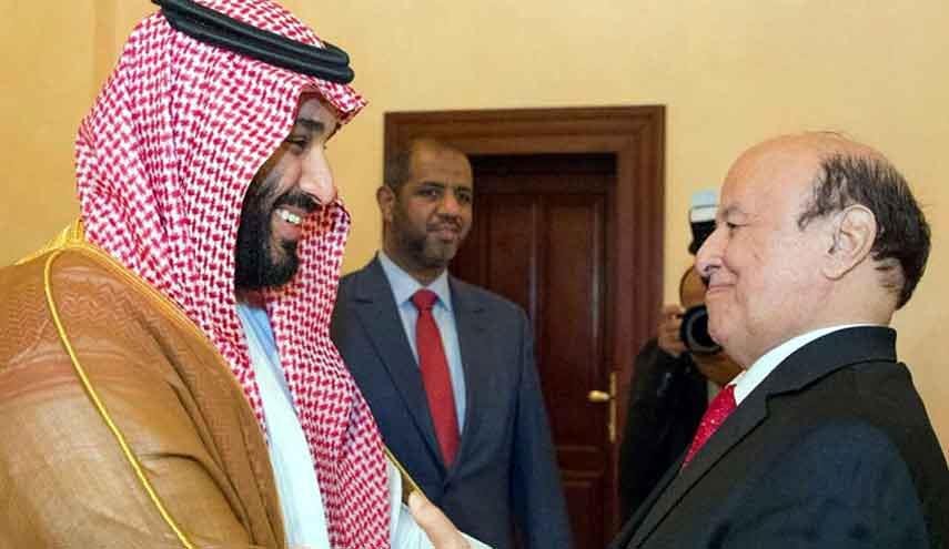 دیدار رئیس‌جمهور مستعفی یمن با ولی‌عهد عربستان