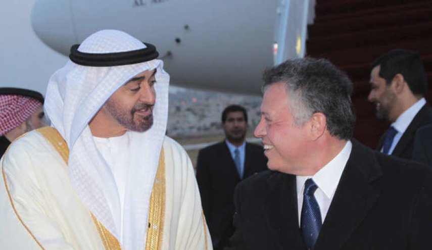 گفت‌وگوی تلفنی ولی‌عهد ابوظبی با شاه اردن