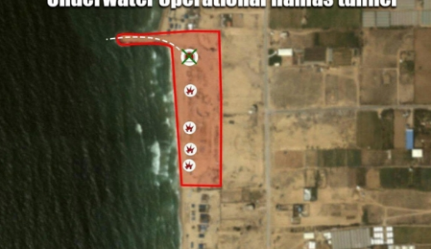 اولین تونل زیردریایی عملیاتی حماس در حمله صهیونیست‌ها نابود شد