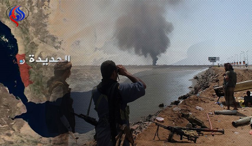 اليمن يستهدف بارجة للعدوان قبالة سواحل الحديدة