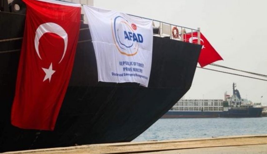 تركيا ترسل باخرة محملة بالقمح هدية للشعب السوداني
