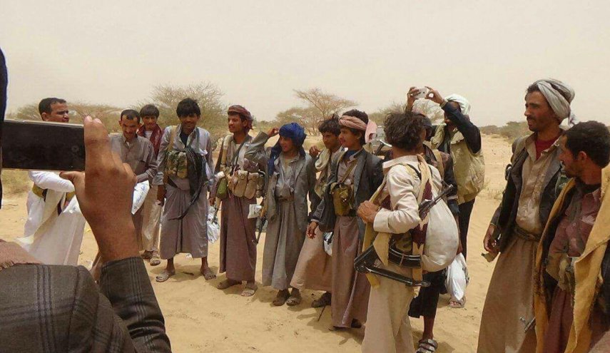 بازدید استاندار الجوف از مناطق جنگی یمن 
