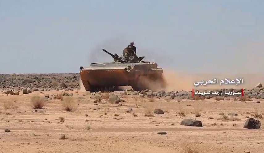 الجيش السوري يشن عملية عسكرية من ثلاثة محاور في بادية السويداء 