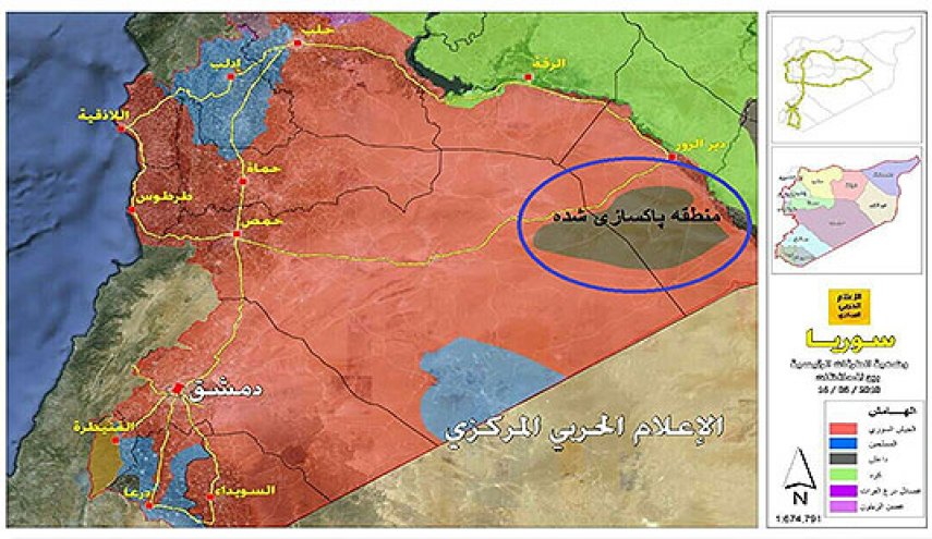 ارتش سوریه صحرای شرقی «حمص» را کاملا آزاد و پاکسازی کرد 