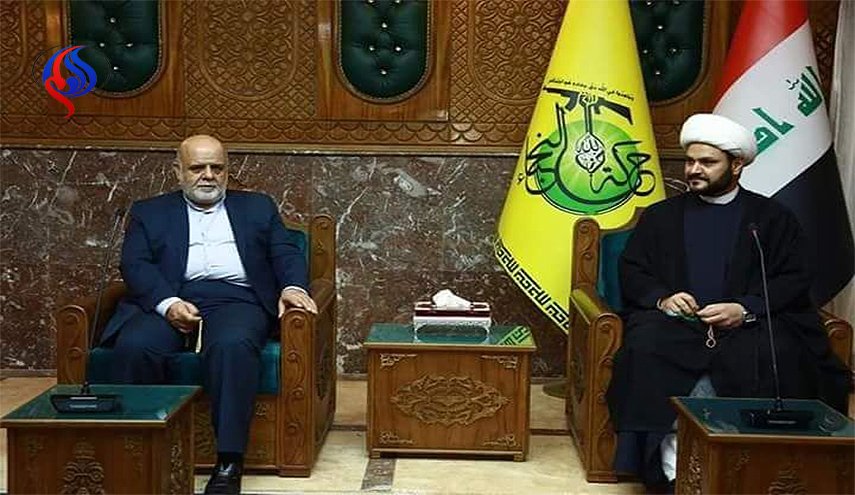 بالصور.. الشيخ الكعبي يستقبل سفير ايران لدى بغداد
