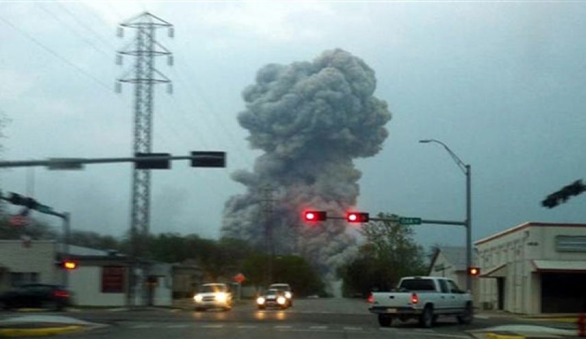انفجار مهیب در ایالت تگزاس+عکس
