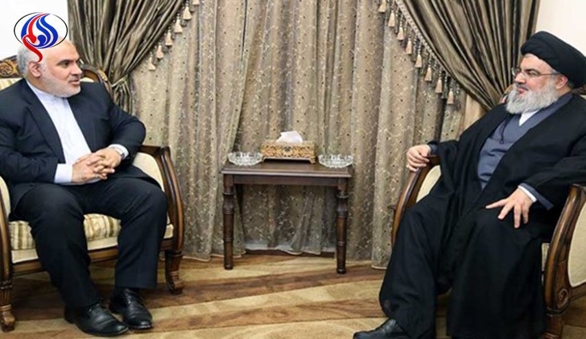 السفير الايراني في بيروت يلتقي الامين العام لحزب الله