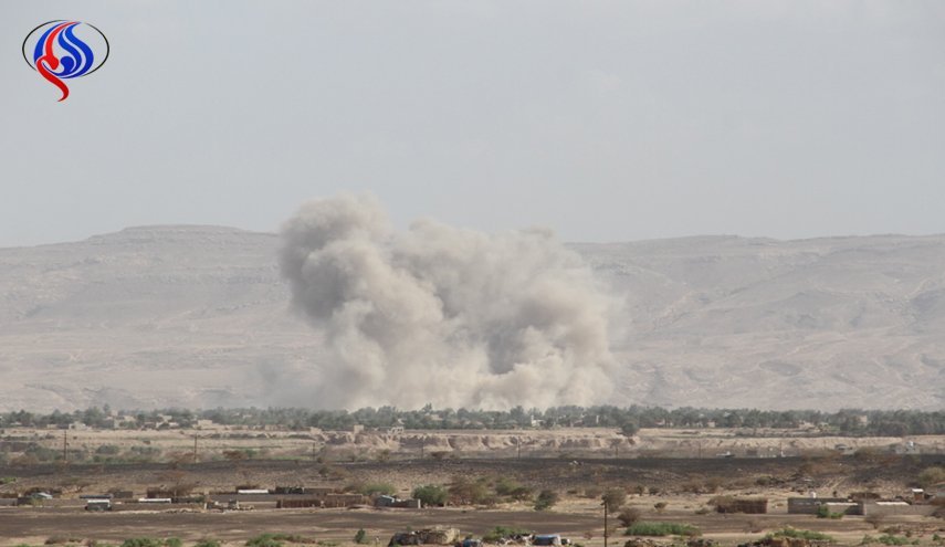 جنگنده های متجاوز سعودی 27 بار امروز استان صعده را بمباران کردند