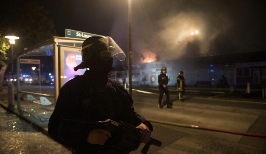 تواصل اعمال العنف في غرب فرنسا لليلة الثالثة على التوالي