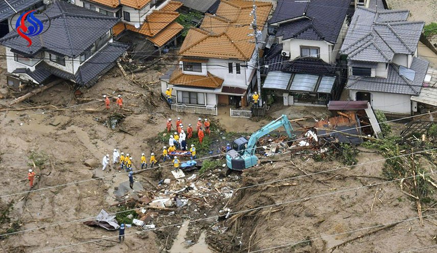 ارتفاع الحصيلة الموقتة لضحايا الأمطار الغزيرة في اليابان إلى 141 قتيلا