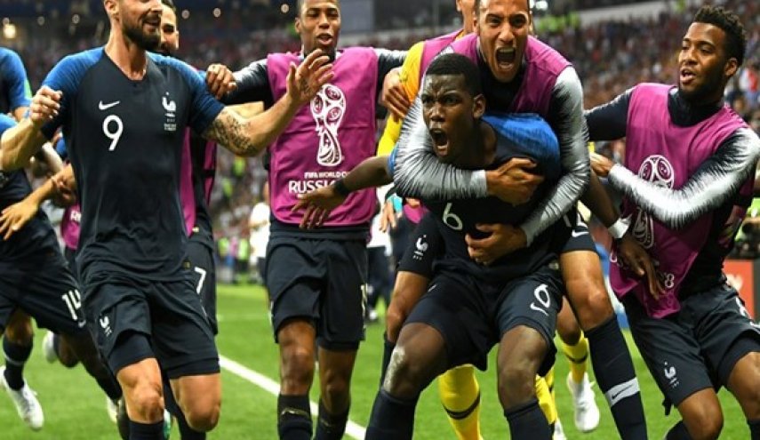 فرانسه برای دومین بار قهرمان جهان شد