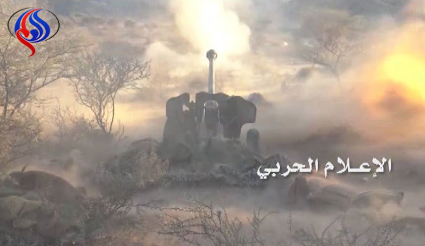 القوة المدفعية تجدد قصف تجمعات المرتزقة في جيزان