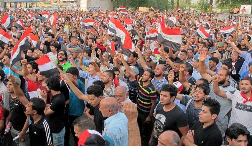 استغلال الامن السعودي السلماني للتظاهرات العراقية 