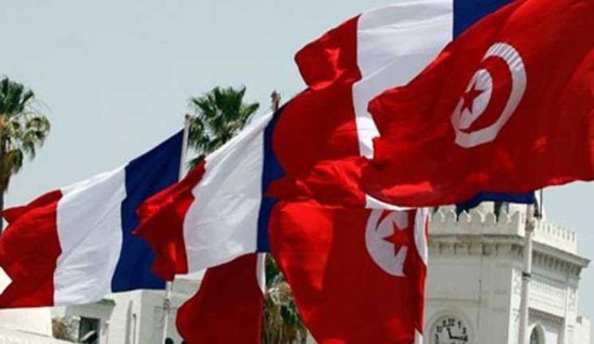 دیدار وزیر خارجه فرانسه با رئیس‌جمهور تونس