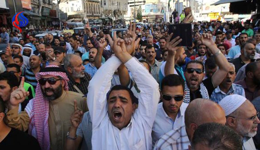 تظاهرات اردنی ها در اعتراض به خرید گاز از رژیم صهیونیستی