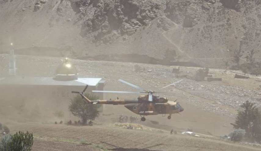 سقوط بالگرد نیروهای ارتش در کابل