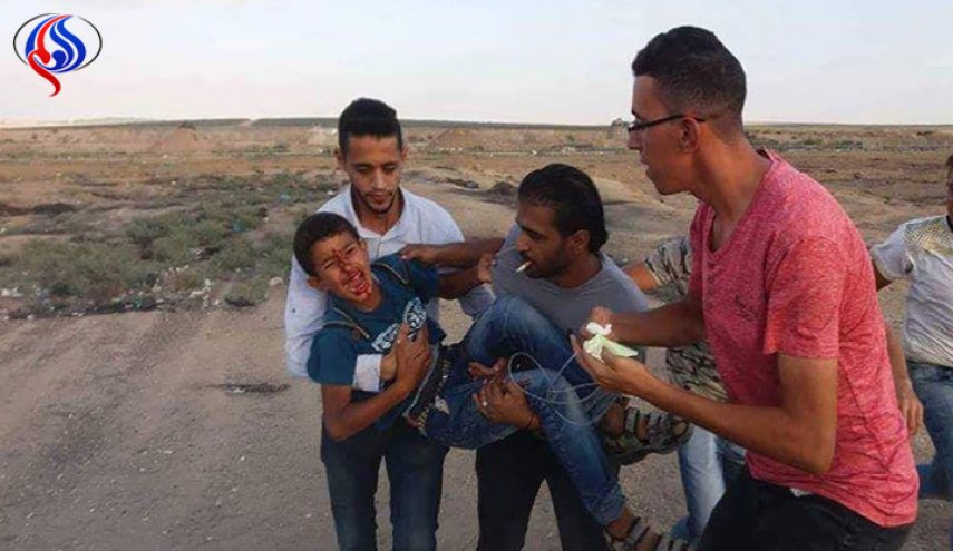 إصابة طفل فلسطيني برصاص الاحتلال شرق غزة