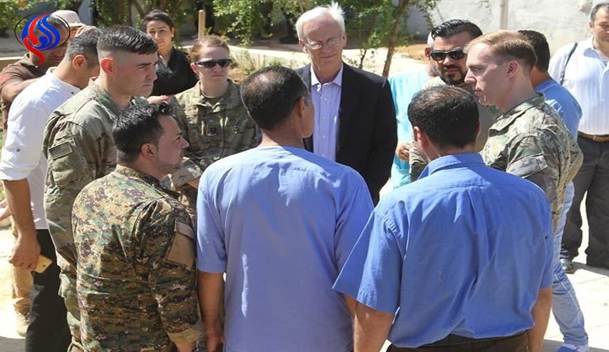 بالصور.. وفد عسكري-سياسي أميركي يزور شمالي سوريا