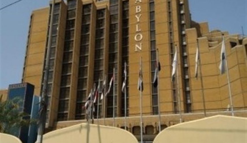 حضور رهبران فهرست‌های پیروز انتخابات پارلمانی عراق در هتل بابل بغداد 