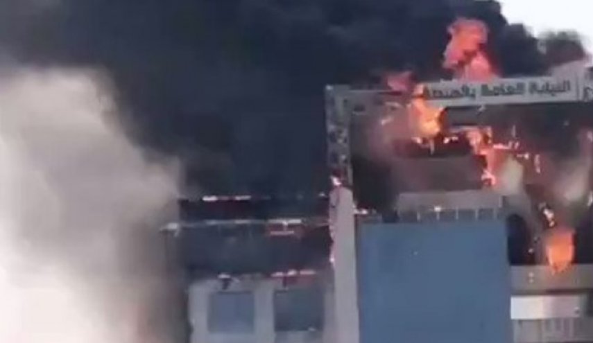 ساختمان دادستانی کل در «الدمام» عربستان آتش گرفت