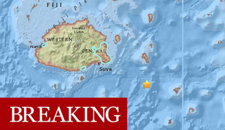 زلزله‌ای ۸.۱ ریشتری سواحل فیجی در اقیانوس آرام را به لرزه انداخت