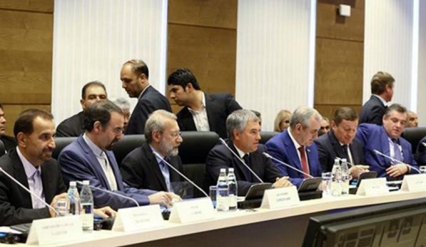 انعقاد اجتماع اللجنة البرلمانية المشتركة بين ايران وروسيا في موسکو