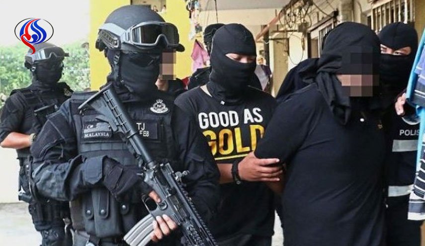 10 مظنون عملیات تروریستی در مالزی دستگیر شدند