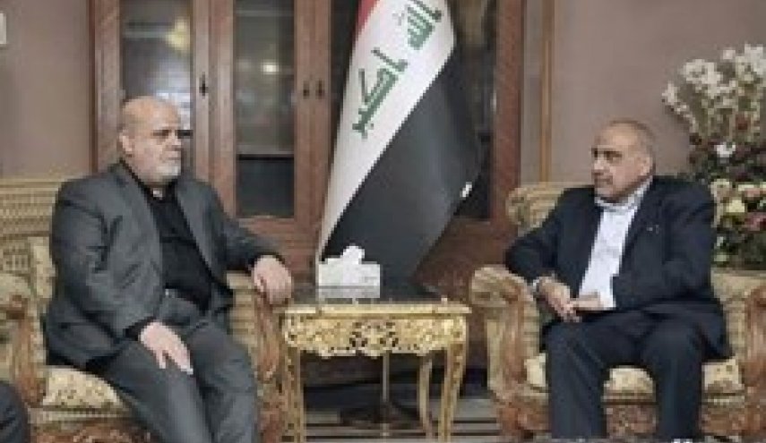 سفير ايران در بغداد با «عبدالمهدی» دیدار و گفت‌وگو کرد