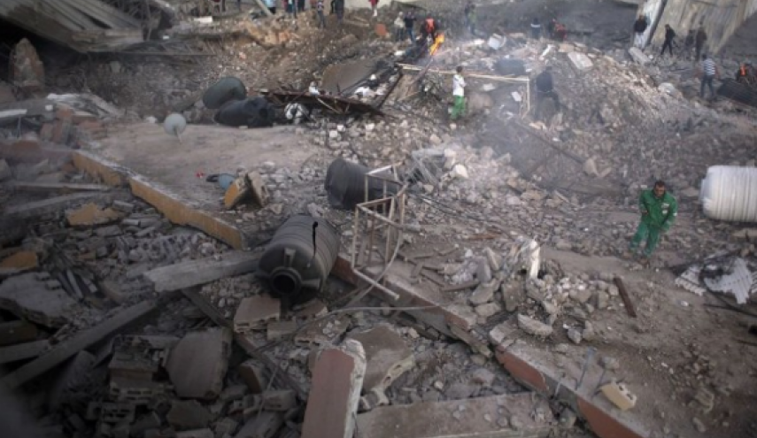 حمله صهیونیست‌ها به 80 هدف در غزه و تخریب کامل یک ساختمان 4 طبقه
