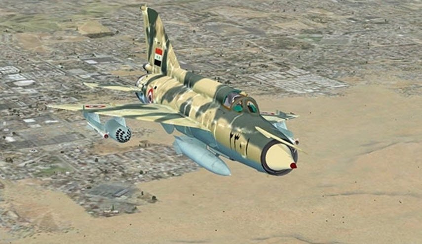 سلاح الجو السوري يقصف مواقع 