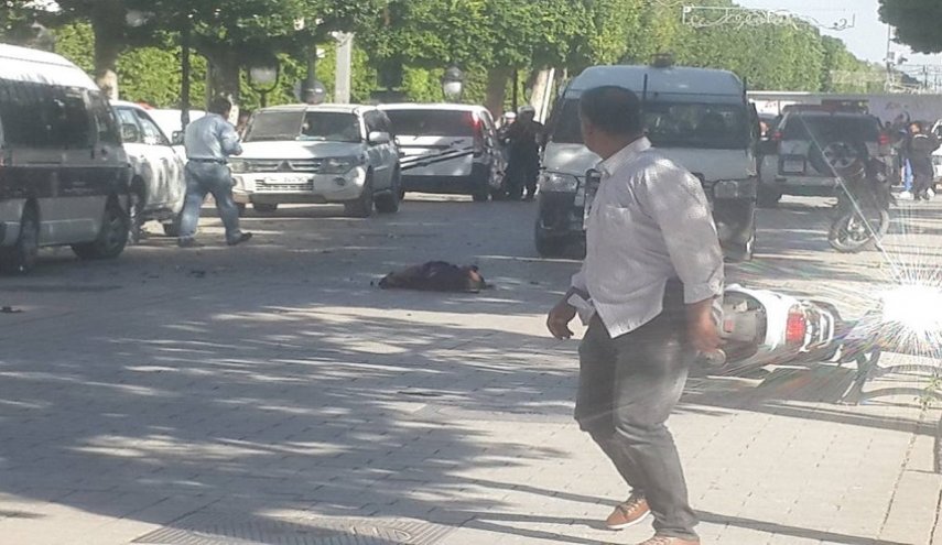 انفجار انتحاری در نزدیکی مقر وزارت کشور تونس
