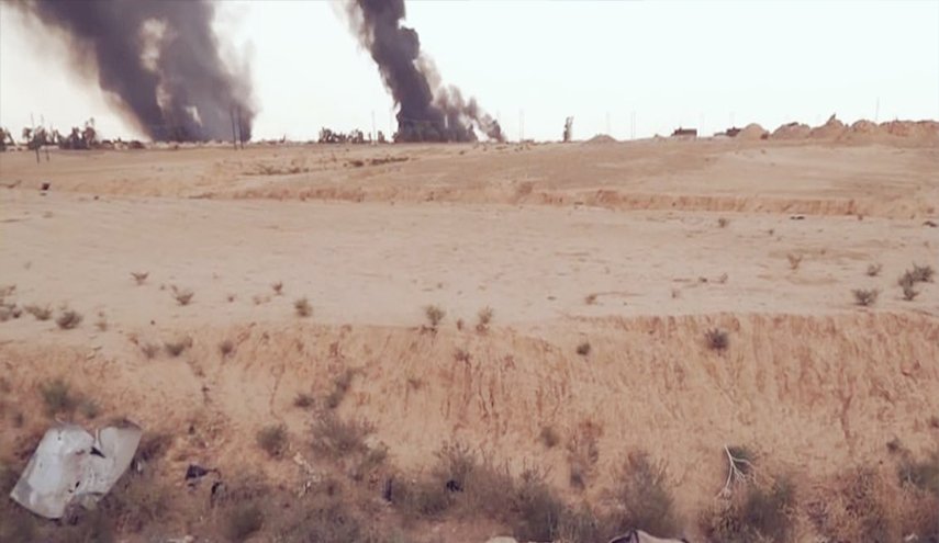 القوات العراقية تدمر جحور داعش شمال راوة 