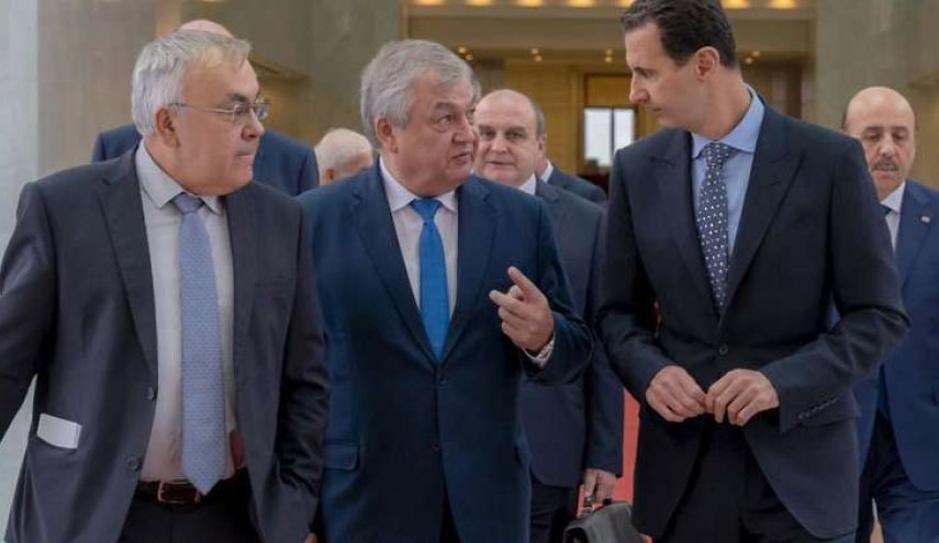 وفد روسي رفيع المستوى يلتقي الرئيس السوري