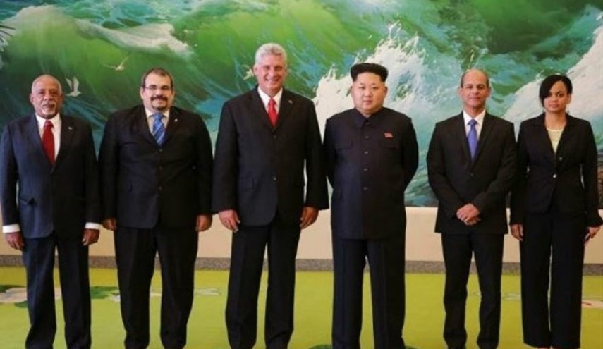 در دیدار رهبر کره شمالی و رئیس‌جمهوری کوبا چه گذشت؟