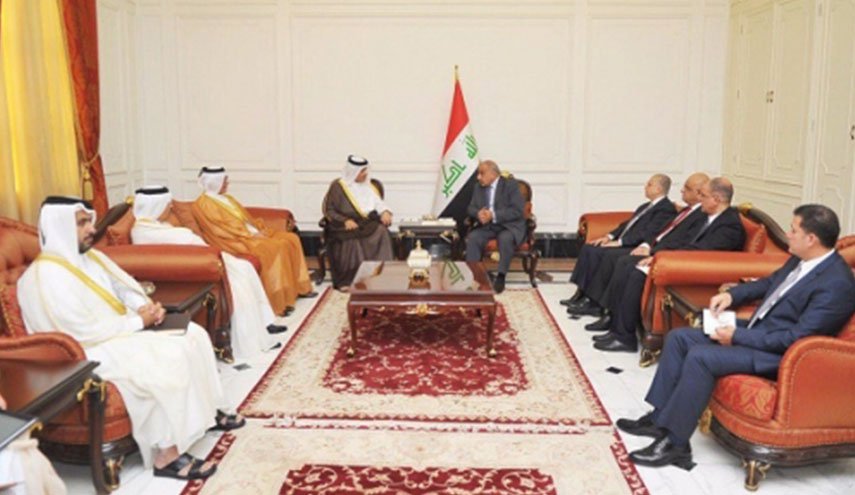 نائب رئيس الوزراء القطري يلتقي صالح وعبد المهدي والحلبوسي