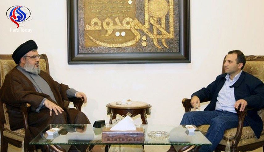 دیدار وزیر خارجه لبنان با «سید حسن نصرالله»