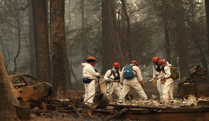 فرق الإنقاذ تبحث عن ألف مفقود في أسوأ حريق غابات بكاليفورنيا!