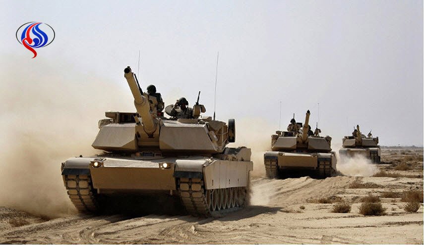 استهداف دبابة أبرامز سعودية بصاروخ موجه في جيزان